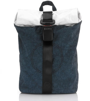 AIRPAQ Backpack Rolltop blue/white