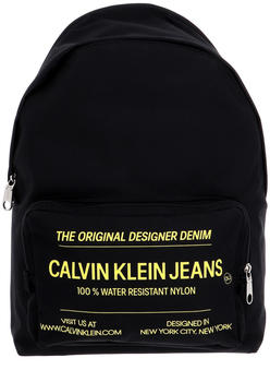Calvin Klein CKJ Sport Essential Campus Backpack black with industrial print (K50K50-5564)