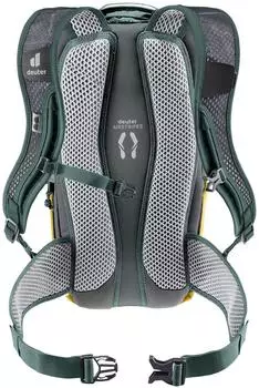 Deuter Race 8 (2023) turmeric/ivy – Komfort und Ergonomie: Netz-Schultergurte und Airstripes System