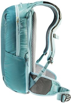 Deuter Race 8 (2023) deepsea/jade – Komfort und Ergonomie: Netz-Schultergurte und Airstripes System