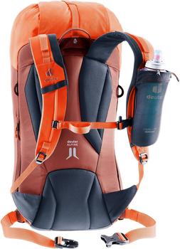Deuter Guide 24 (2023) redwood/papaya – Alpine System entlastet Schultern durch Gewichtsverlagerung