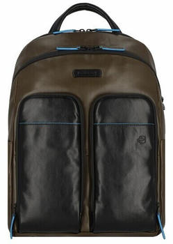 Piquadro Blue Square Revamp Backpack RFID greenblack (CA5574B2V-VEN)