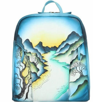 Greenland Art+Craft City Backpack hand painted (8325)