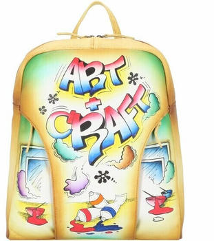Greenland Art+Craft City Backpack hand painted (8345)
