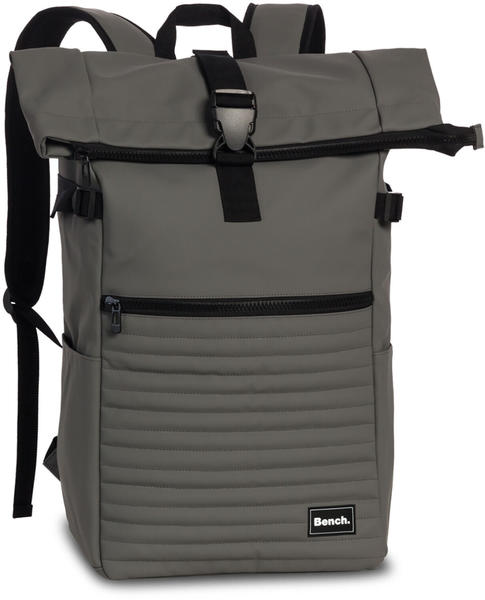 Bench Hydro Quilted Rolltop Backpack (64188) grau