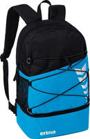Erima 7232324, Erima SIX WINGS Rucksack (7232324) curacao/schwarz
