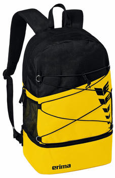 Erima Six Wings Backpack yellow/black