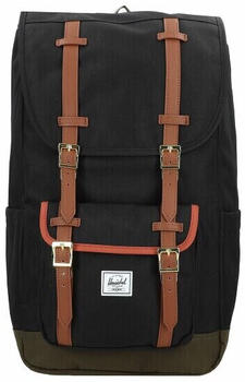 Herschel Little America Backpack (11390) black/ivy green/chutney