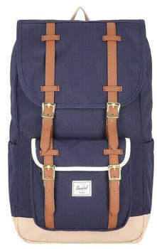 Herschel Little America Backpack (11390) peacoat/light taupe/whitecap gray