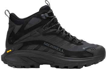 Merrell Moab Speed 2 Mid GORE-TEX black – Merrell Moab Speed 2 Mid GORE-TEX black mit Wetterschutz für feuchtes Terrain
