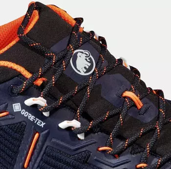 Mammut Alnasca Knit III Low GTX Women marine/black – Perfekte Begleiter für Herbst und Winter