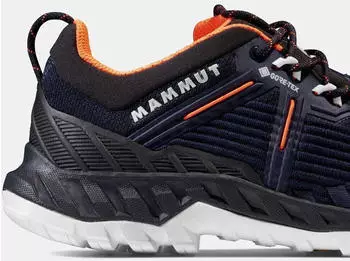 Mammut Alnasca Knit III Low GTX Women marine/black – Hochwertige Materialien und durchdachte Ausstattung