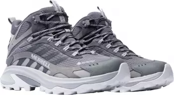 Merrell Moab Speed 2 Mid GORE-TEX asphalt – Vibram-Sohle und TPU-Obermaterial im Einsatz