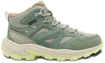 Jack Wolfskin Vojo Tour Texapore Mid Wasserdichte Wanderschuhe gr&uuml;n eukalyptus