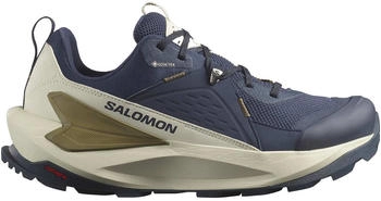 Salomon Elixir GTX Hiking Shoes blue nights/almond milk/gothic olive