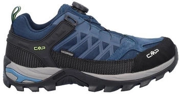CMP Rigel Low Fitgo Trekking Schuhe WP blau gelb 08MF