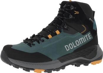 Dolomite Shoe Vernale Leather High GTX Wanderschuhe grau gr&uuml;n orange