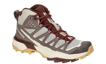 Salomon X Ultra 360 Edge Mid Schuhe grau rot GORE-TEX