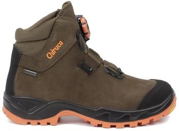 Chiruca Cares BOA Hi Vis GORE-TEX Wanderschuhe braun orange