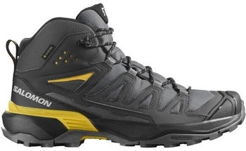 Salomon X Ultra 360 Mid GTX Castlerock schwarz senfgelb