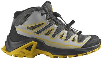 Salomon X Ultra Mid GORE-TEX Wanderschuhe grau schwarz spicy-senf
