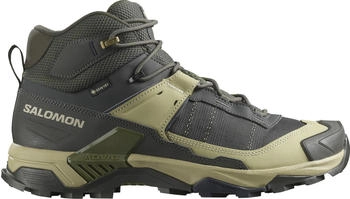Salomon X Ultra 5 Mid GTX peat/gray green/blue nights