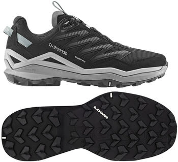 Lowa Maddox Pro Low Wanderschuhe schwarz grau – Lowa Maddox Pro Low – Dämpfung für lange Touren