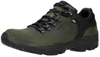 Wojas Trekkingschuhe Crazy Horse Leder gr&uuml;n schwarz 937787