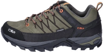 CMP Rigel Low Trekking Wp (3Q13247) olive/orange