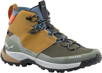 Salewa Puez 2 Mid PTX Wanderschuhe gold grün