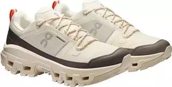 On CLOUDROCK LOW WP taupe/beige, cinder/ox