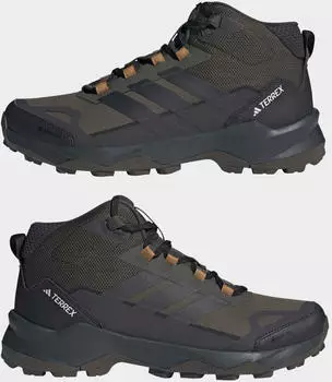 Adidas Terrex Skychaser AX5 Mid GORE-TEX shadow olive/carbon/bronze strata – Trockene Füße durch wasserdichte Ausstattung