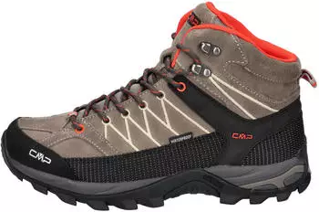 CMP Rigel Mid Waterproof Women braun/avocado/coral/grau