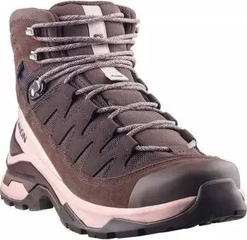 Salomon QUEST ECHO GORE TEX Hiking Shoe waterproof schwarz coffee/shadow gray/schwarz