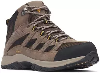 Columbia Crestwood Mid Waterproof Trekking and Hiking Boots for Men cordovan
