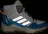 adidas Terrex AX4R Mid grey two/reflective silver/glow blue (Junior) (JR6637)