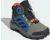 adidas Terrex Mid GTX tent green/core black/ray blue (Junior) (JR9071)