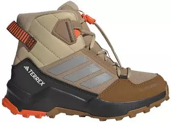 adidas Terrex AX4R Mid Climawarm+ cardboard/matte silver/semi flash orange (Junior) (JS2922)