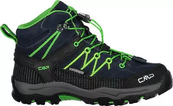 CMP Moon Mid WP schwarz/blau/gecko (Junior) (3Q12944K-51AK)
