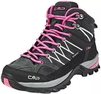 CMP Rigel Mid Waterproof Women grey/fuxia/ice