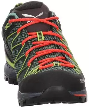 Salewa Mountain Trainer Lite GTX Women feld green/fluo coral – Hervorragender Wetterschutz und Atmungsaktivität