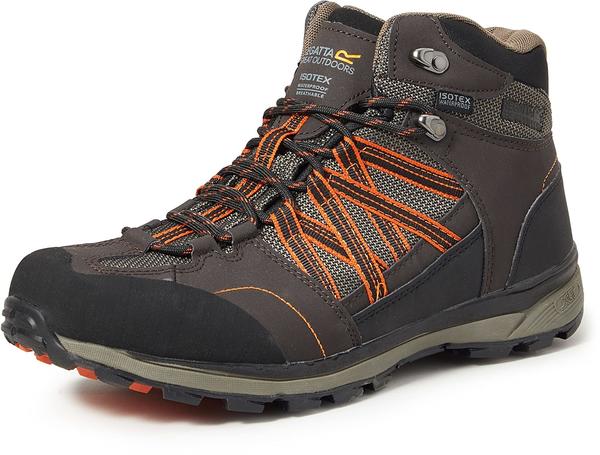 Regatta Mens Samaris Mid II High Rise Hiking Boots peat/goldflme Test TOP  Angebote ab 69,19 € (März 2023)