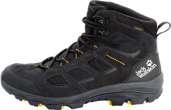 Wanderschuhe Material & Ausstattung Jack Wolfskin Vojo 4 Texapore Mid black/burly yellow xt