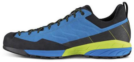 Zustiegsschuhe Ausstattung & Material Scarpa Mescalito (72100) blue cosmo/lime fluo