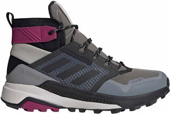 Adidas TERREX Trailmaker Mid GTX Women grey metallic core black power berry