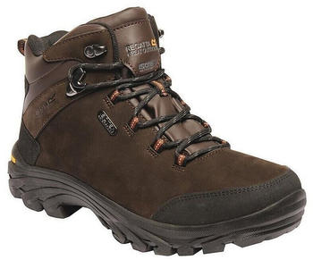 Regatta Burrel Leather Vibram Walking Boots Men peat