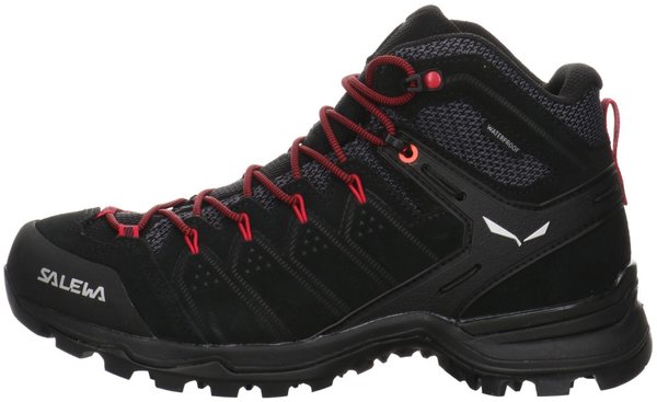 Alp Mate Mid WP Women black out/virtual pink Trekkingschuhe Eigenschaften & Material Salewa Alp Mate Mid WP Women (61385) black black out/virtual pink