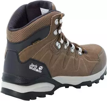 Jack Wolfskin Refugio Texapore Mid W Wanderschuh braun – Hochwertige Materialien und durchdachte Konstruktion