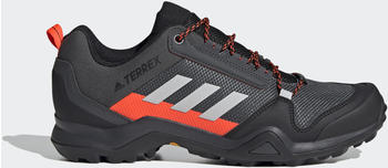 Adidas TERREX AX3 Wanderschuh Dgh Solid Grey/Grey One/Solar Red
