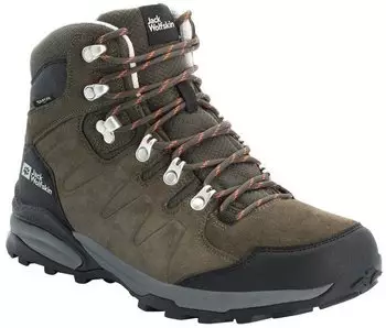 Jack Wolfskin Refugio Texapore Mid (4049841) khaki/phantom – Hochwertige Materialien und durchdachte Ausstattung